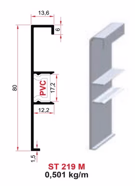 8 cm Alüminyum Süpürgelik