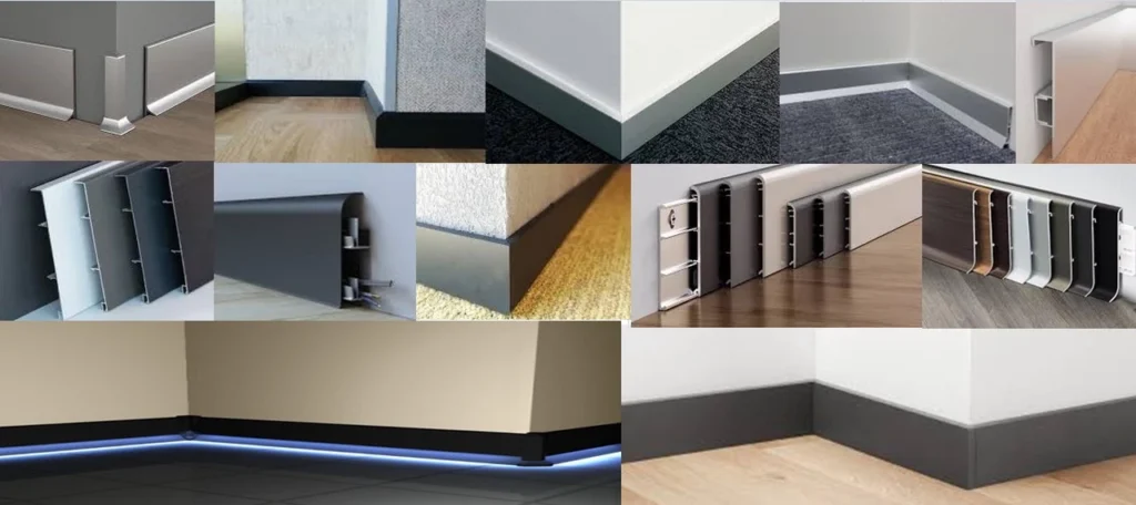 Alüminyum süpürgelik modelleri